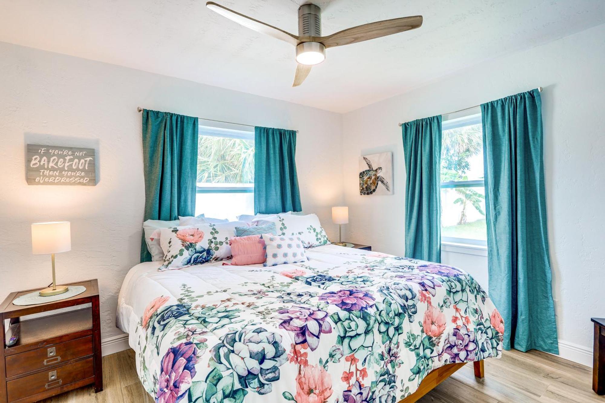 Pet-Friendly Cocoa Beach Home Walk To Beach! Buitenkant foto
